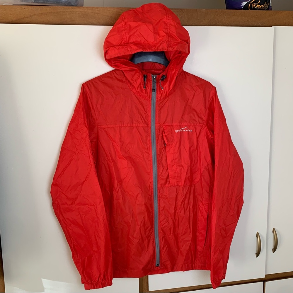 Eddie Bauer Hooded Windbreaker size Small